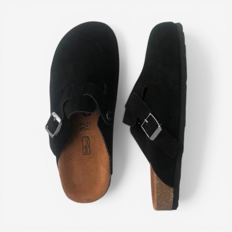 Mirren – Chaussons à enfiler mi-couverts avec boucle