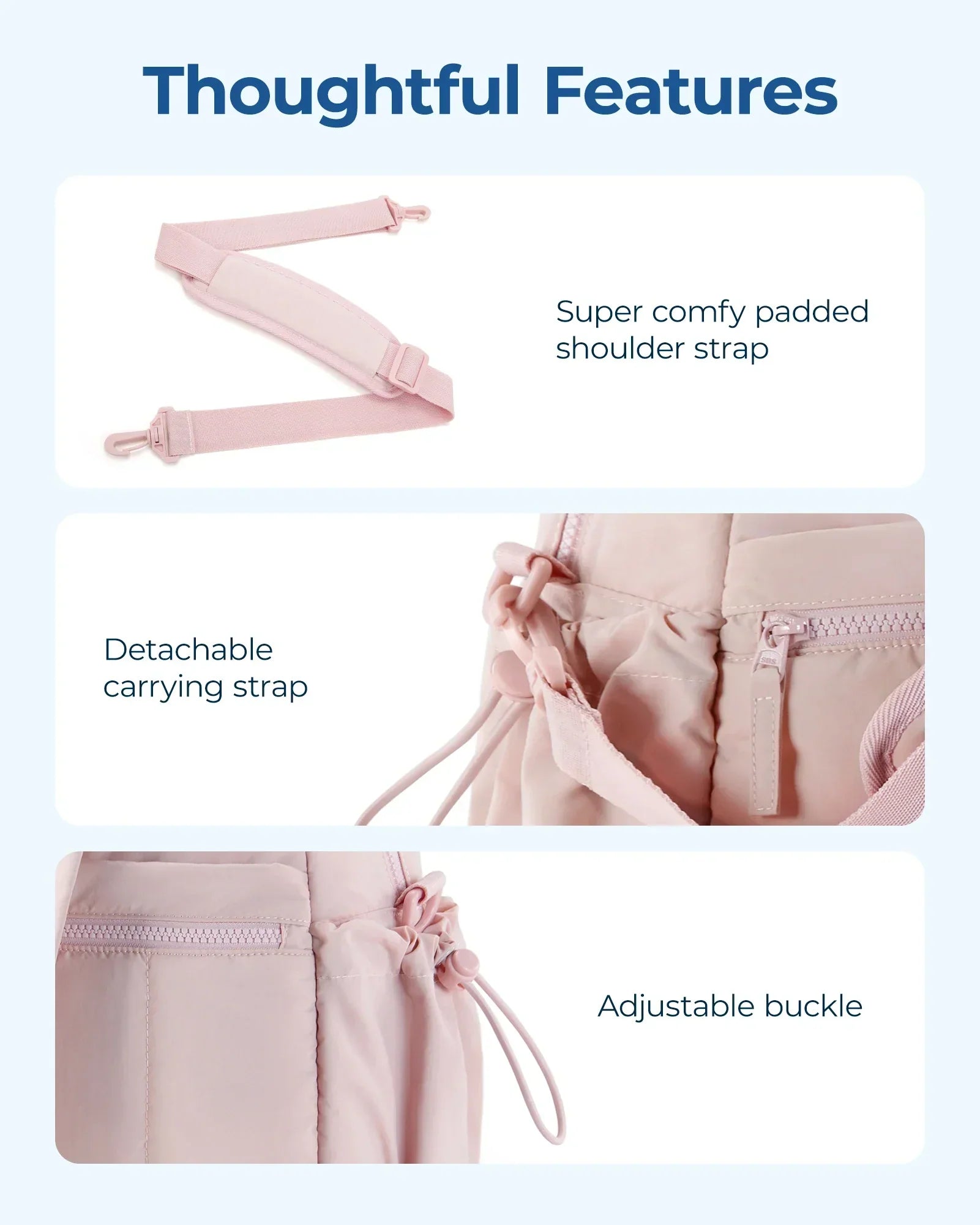 LuxeMama - Borsa per pannolini elegante con portabiberon isolati