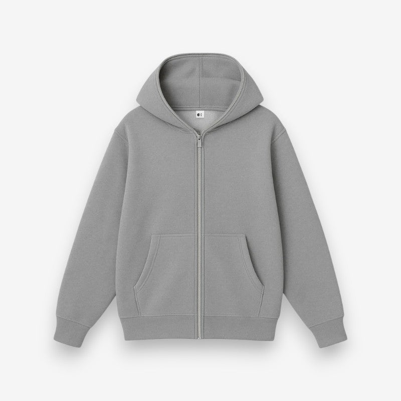 Alfie – Long Sleeve Hoodie With Zipper And Pockets