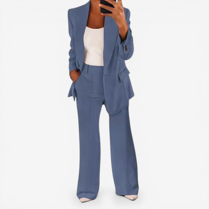 Completo Donna con Blazer Monopetto e Pantaloni Coordinati
