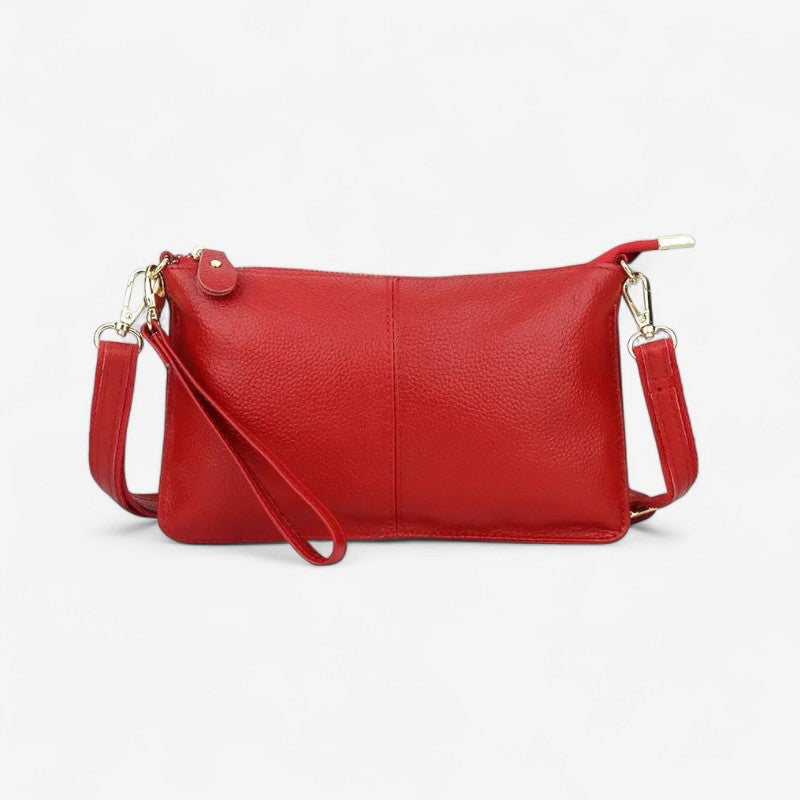 Lauren – Handbag with Buckle Strap and Zipper Pockets