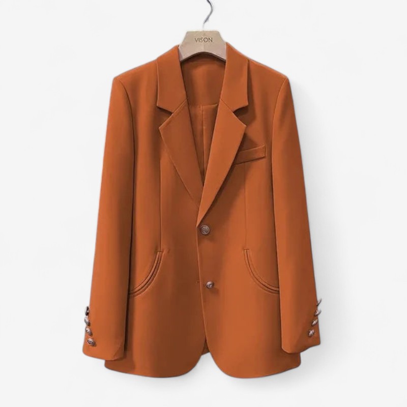 Gloria - Blazer s dlouhými rukávy, zapínáním na knoflíky a několika kapsami