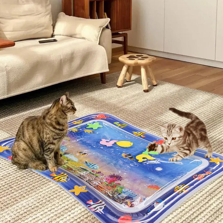 PawsSplash™️ - Tapis de Jeu Coloré pour Animaux