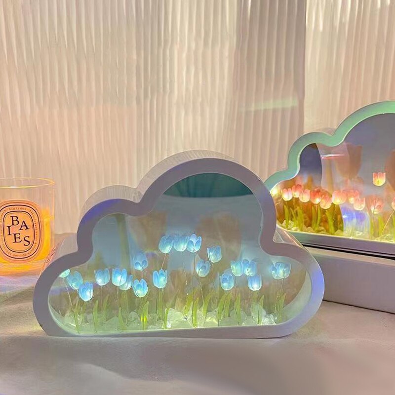 TulipLume - Lampada notturna fai da te a forma di tulipano con design floreale