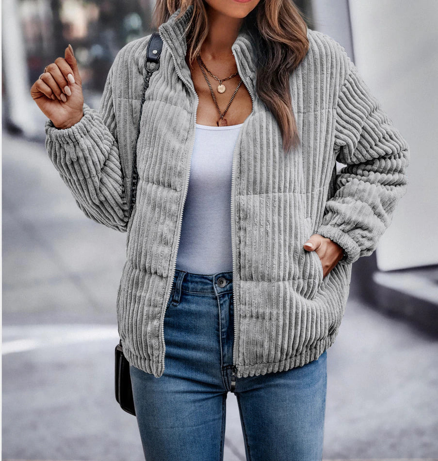 Clara - Manteau confortable zippé avec poches spacieuses