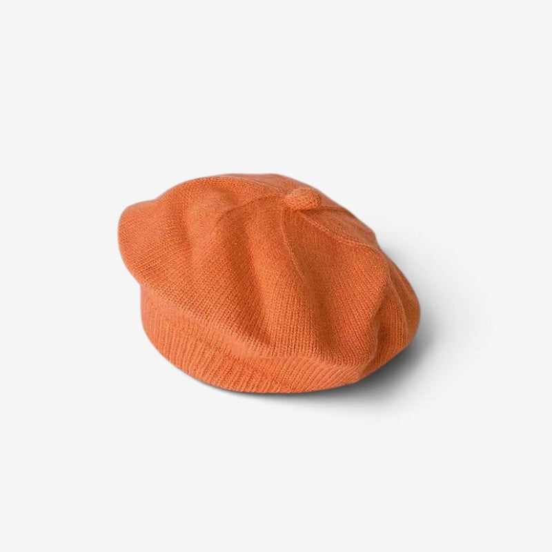 MiniFlora - Béret en tricot pour tout-petit avec motif floral