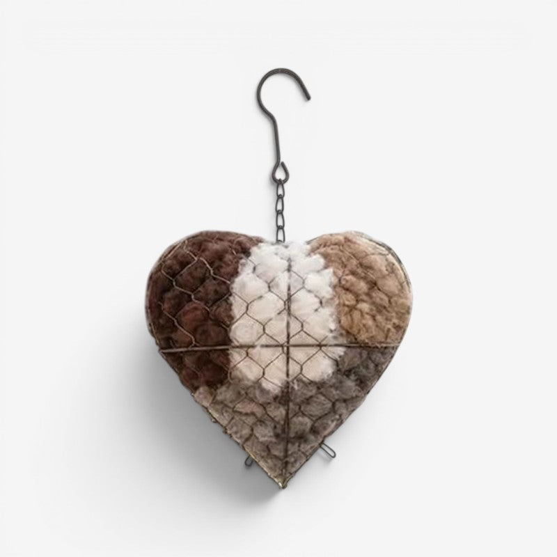 Handcrafted Heart Bird Nest Garden Decoration