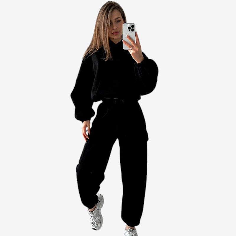Hoodie and Pants Tracksuit Set