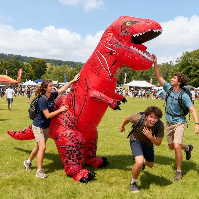 DinoFun - Inflatable T-Rex Dinosaur Costume for Unisex