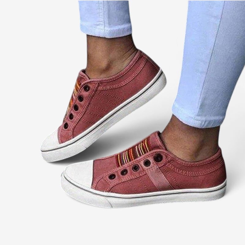 Stride - Slip-On Sneakers for Women with Colorful Accents