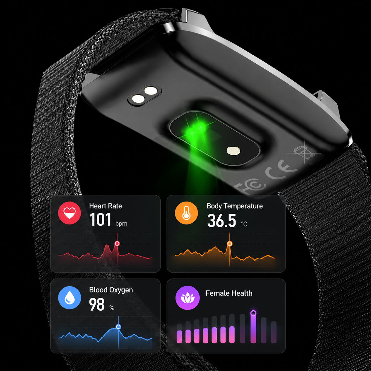 PulseBand - Fitness náramek Y25 bez displeje