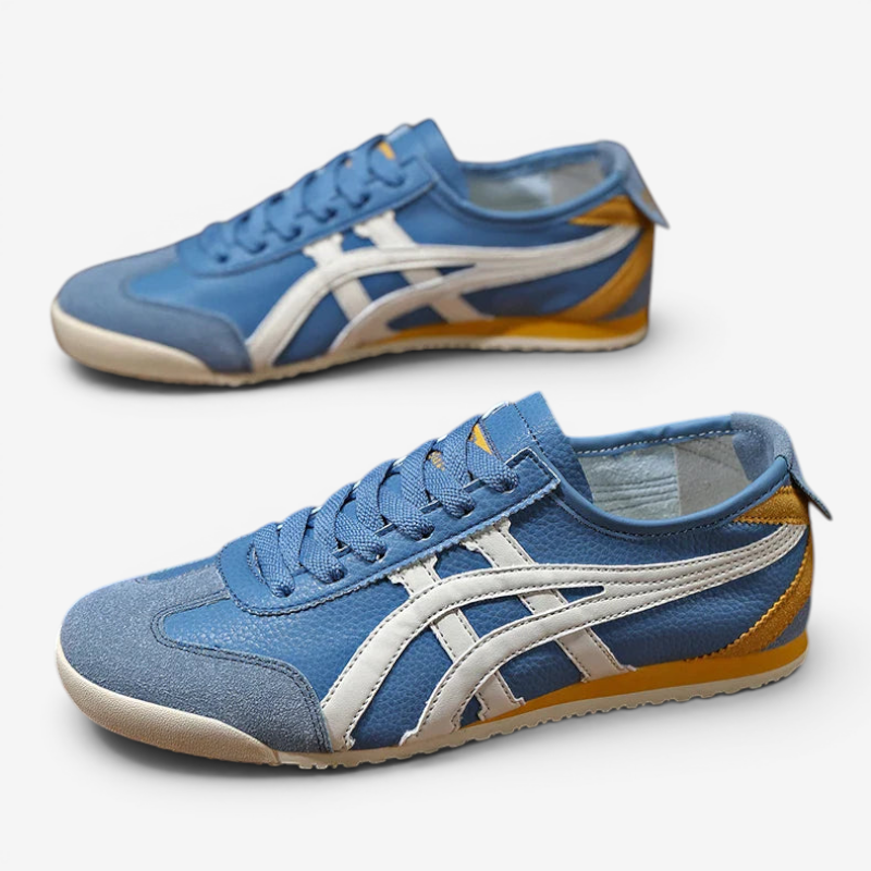Men’s Round Toe Lace-Up Sneakers