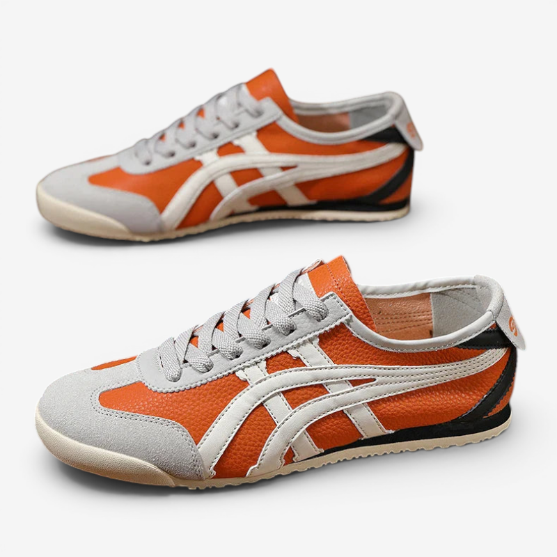Men’s Round Toe Lace-Up Sneakers