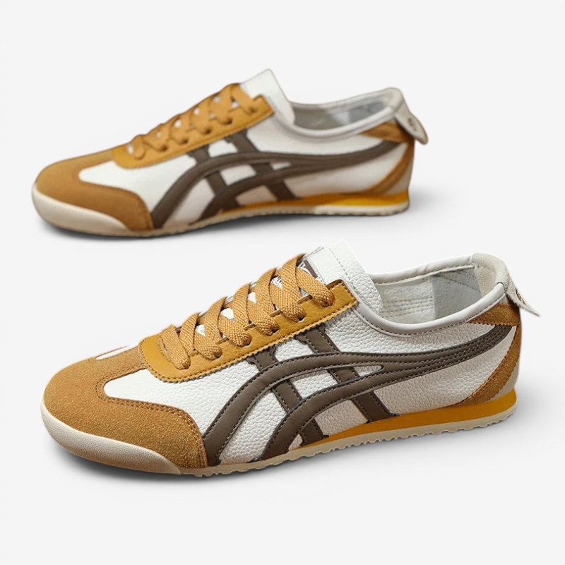 Men’s Round Toe Lace-Up Sneakers