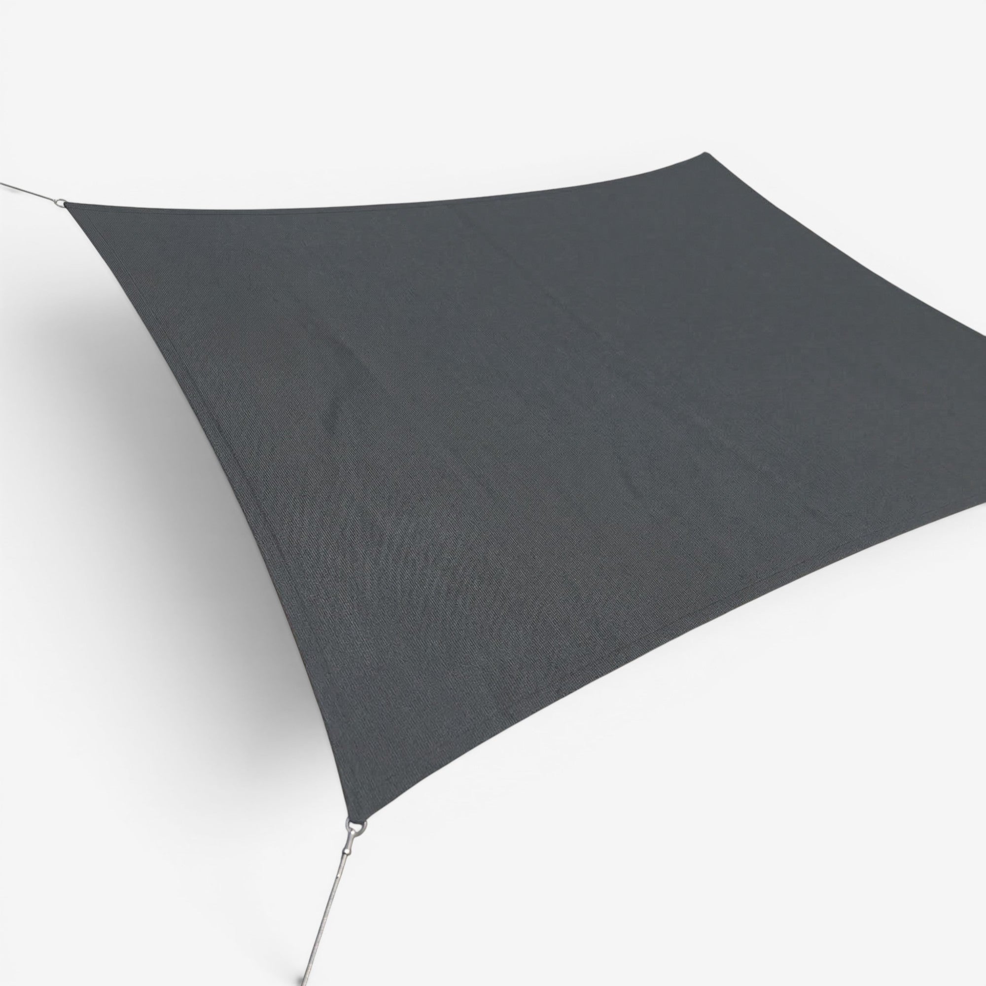 Rectangular Outdoor Sunshade with Rope Attachment