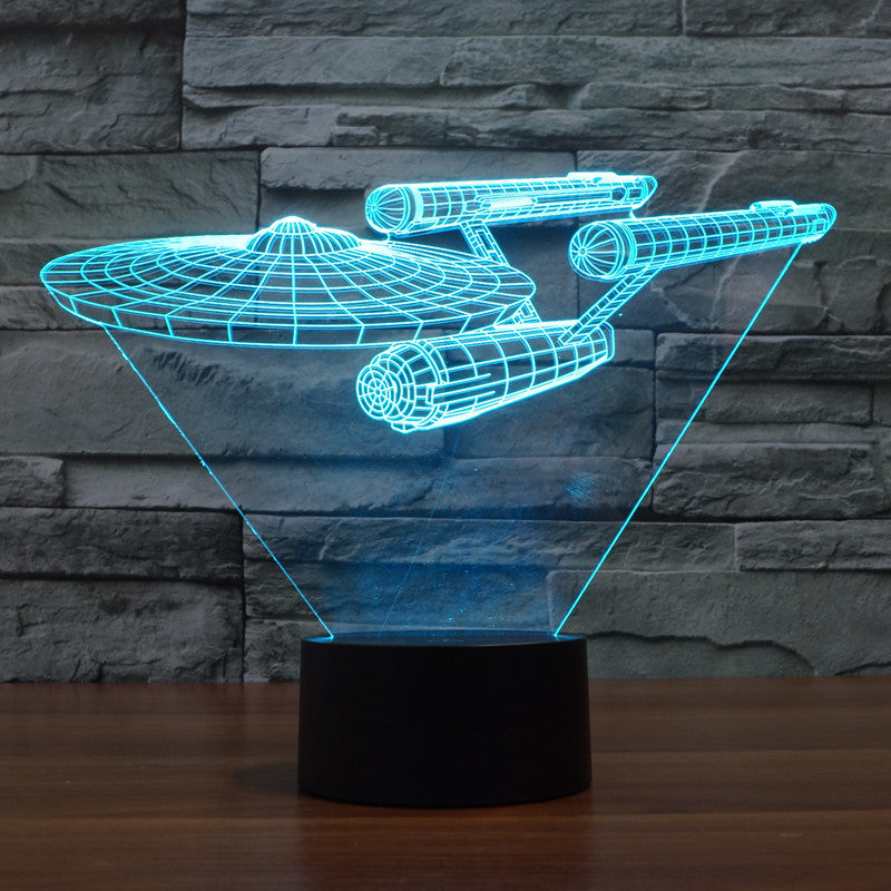 StarLite – LED Night Light with Spaceship-Inspired Design