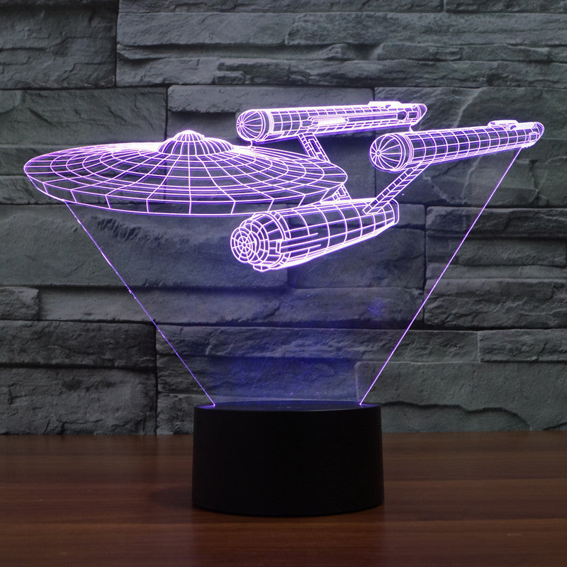 StarLite – LED Night Light with Spaceship-Inspired Design