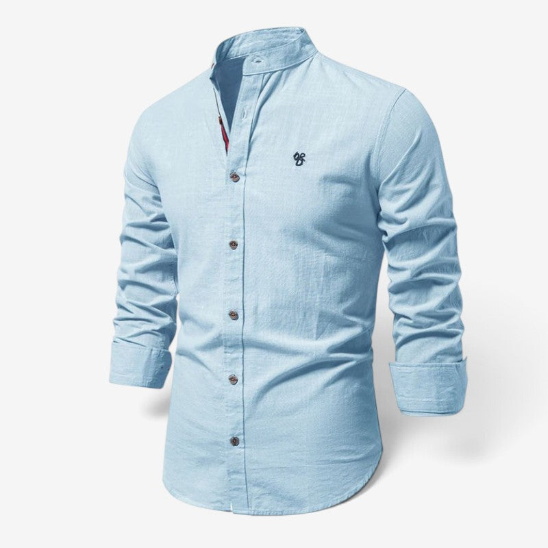 Felix - Camisa de botões com gola estruturada