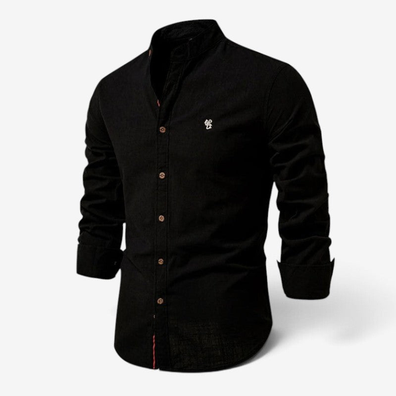 Felix - Camisa de botões com gola estruturada
