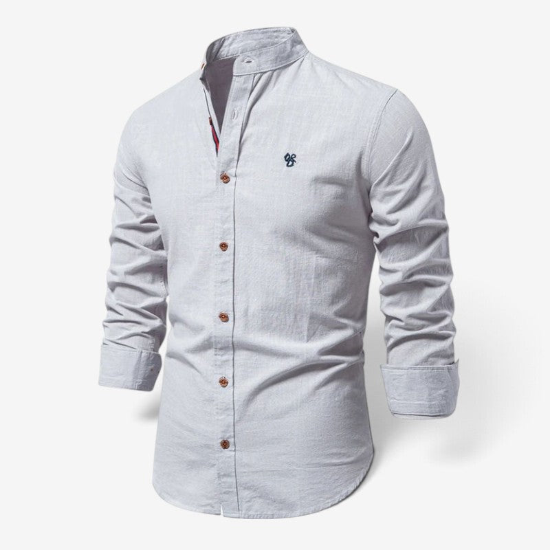 Felix - Camisa de botões com gola estruturada