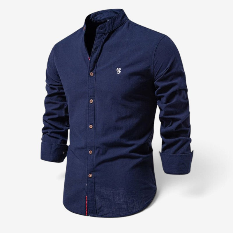 Felix - Camisa de botões com gola estruturada