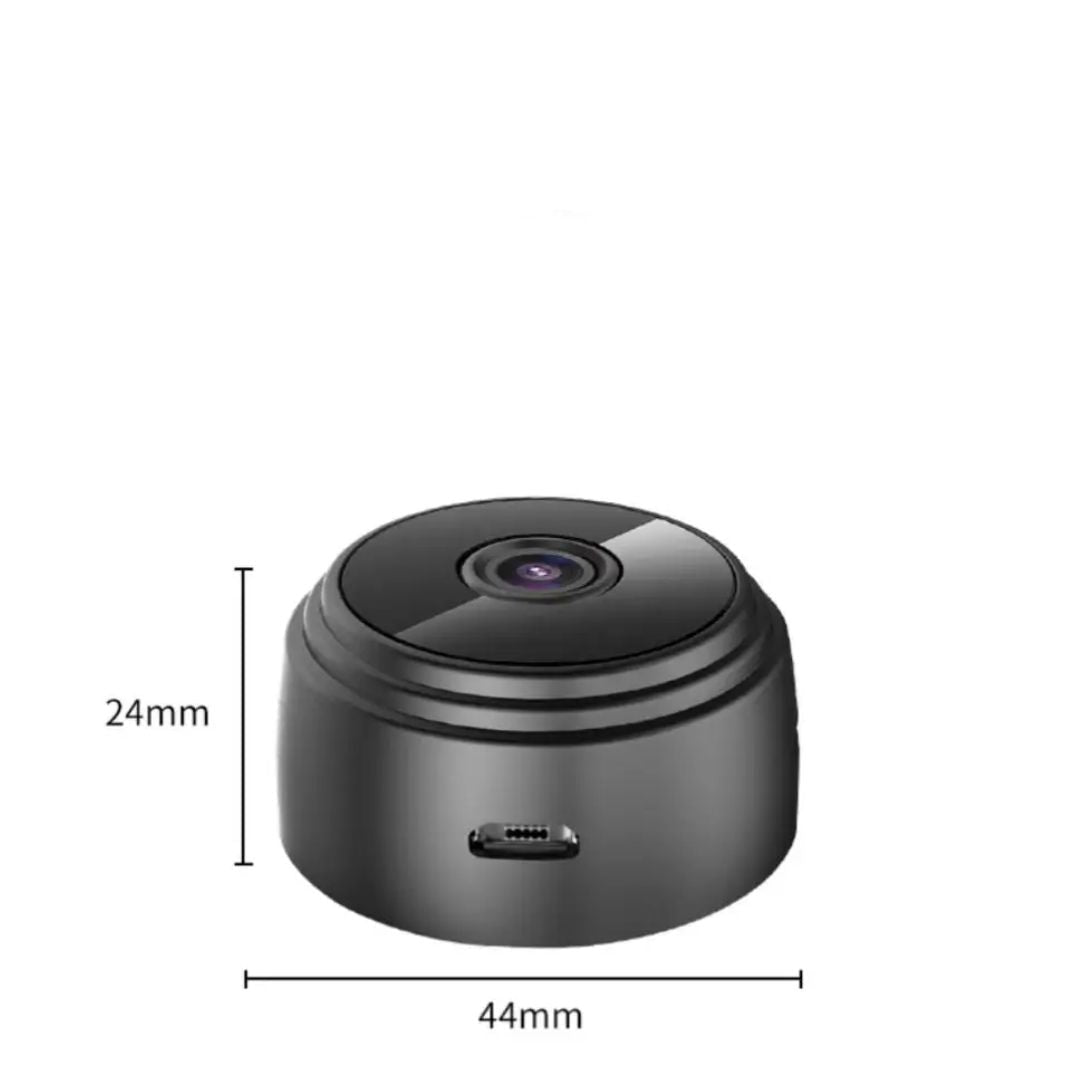 SecureSight - Mini caméra de surveillance compacte avec objectif grand angle et utilisation simple