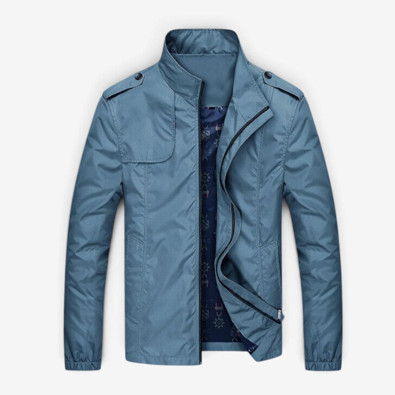 Asher - Slim Fit Jacket with Zipper Closure