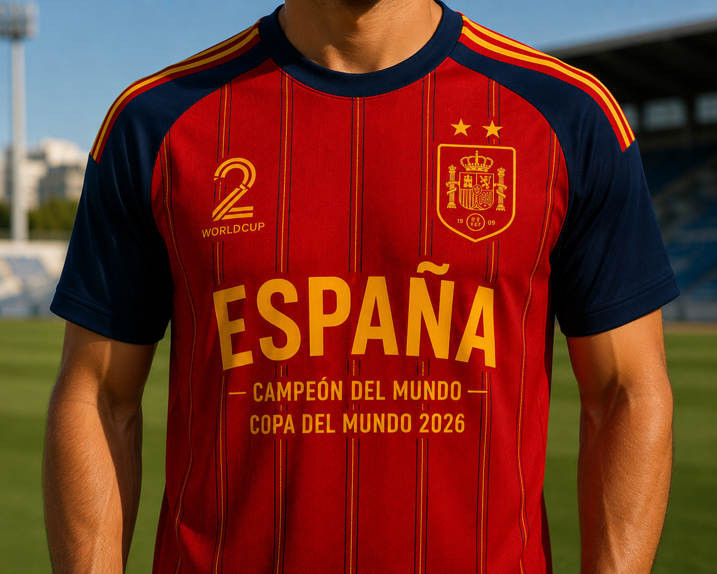 Oliver - Spain 2026 World Champions Jersey for Men