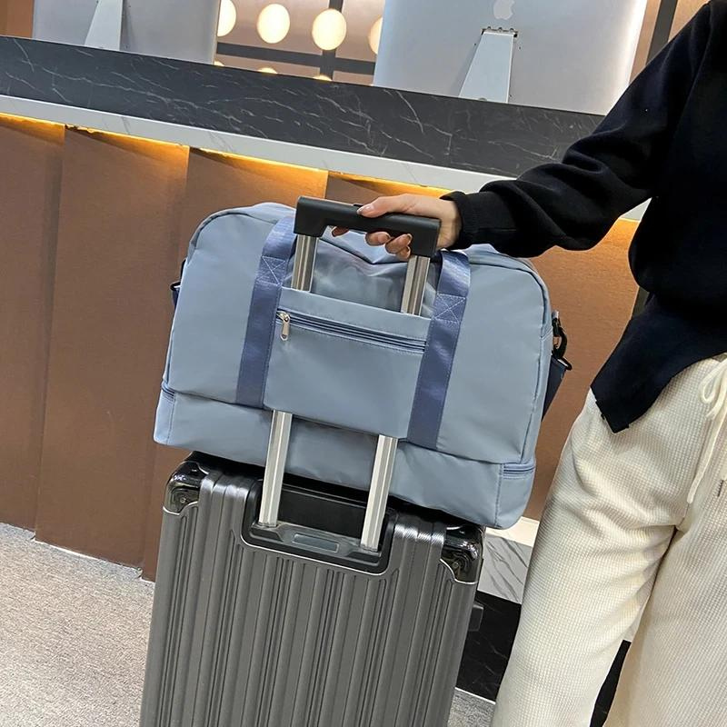 Atlas - Borsa da viaggio leggera con grande capacità e tracolla