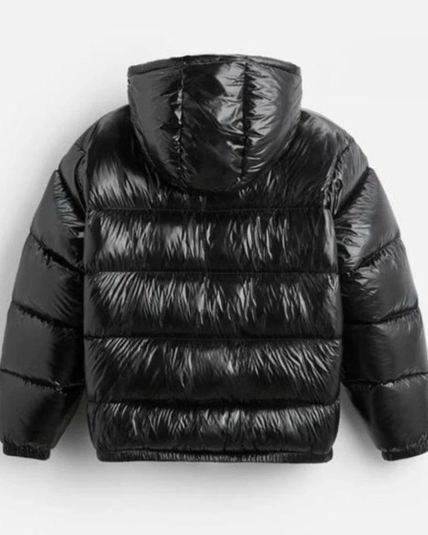 Liam - Capuchon Puffer Jas met Voorkant Rits