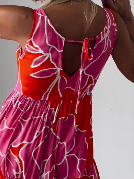 BloomStyle - Robe élégante à imprimé floral