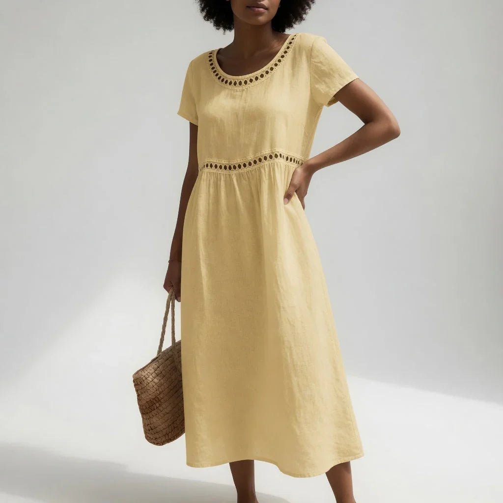 Embroidered Summer Dress for Women
