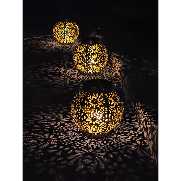 SolarGlow - Lampă LED elegantă, impermeabilă, alimentată cu energie solară pentru grădini