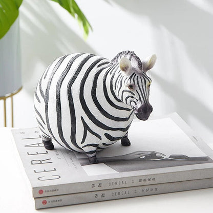 WildStride - Sculpture de zèbre écologique pour une décoration élégante