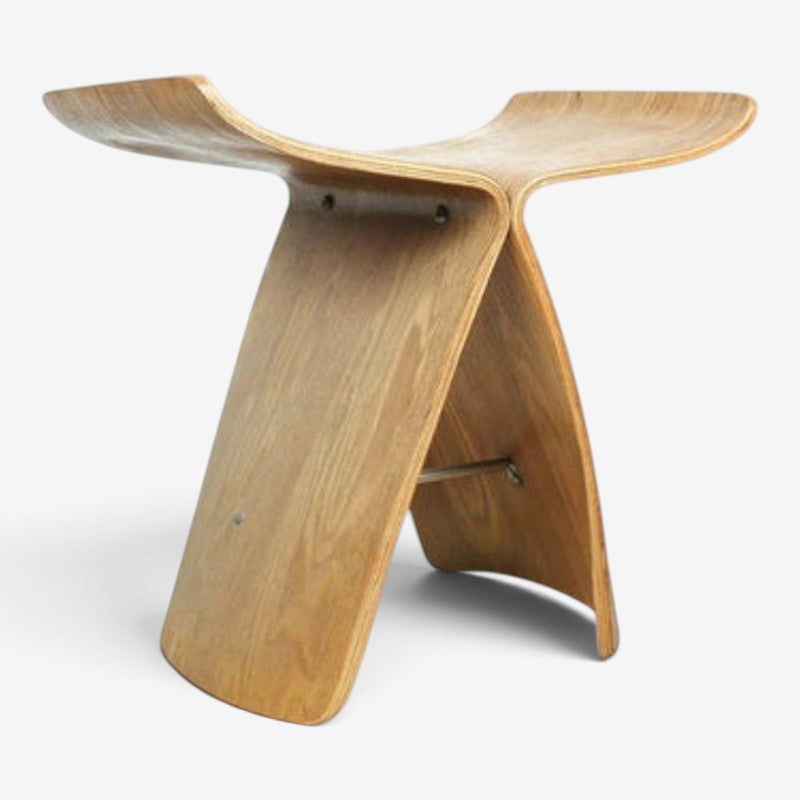 Benchel - Panchina in legno massello con finitura in legno naturale