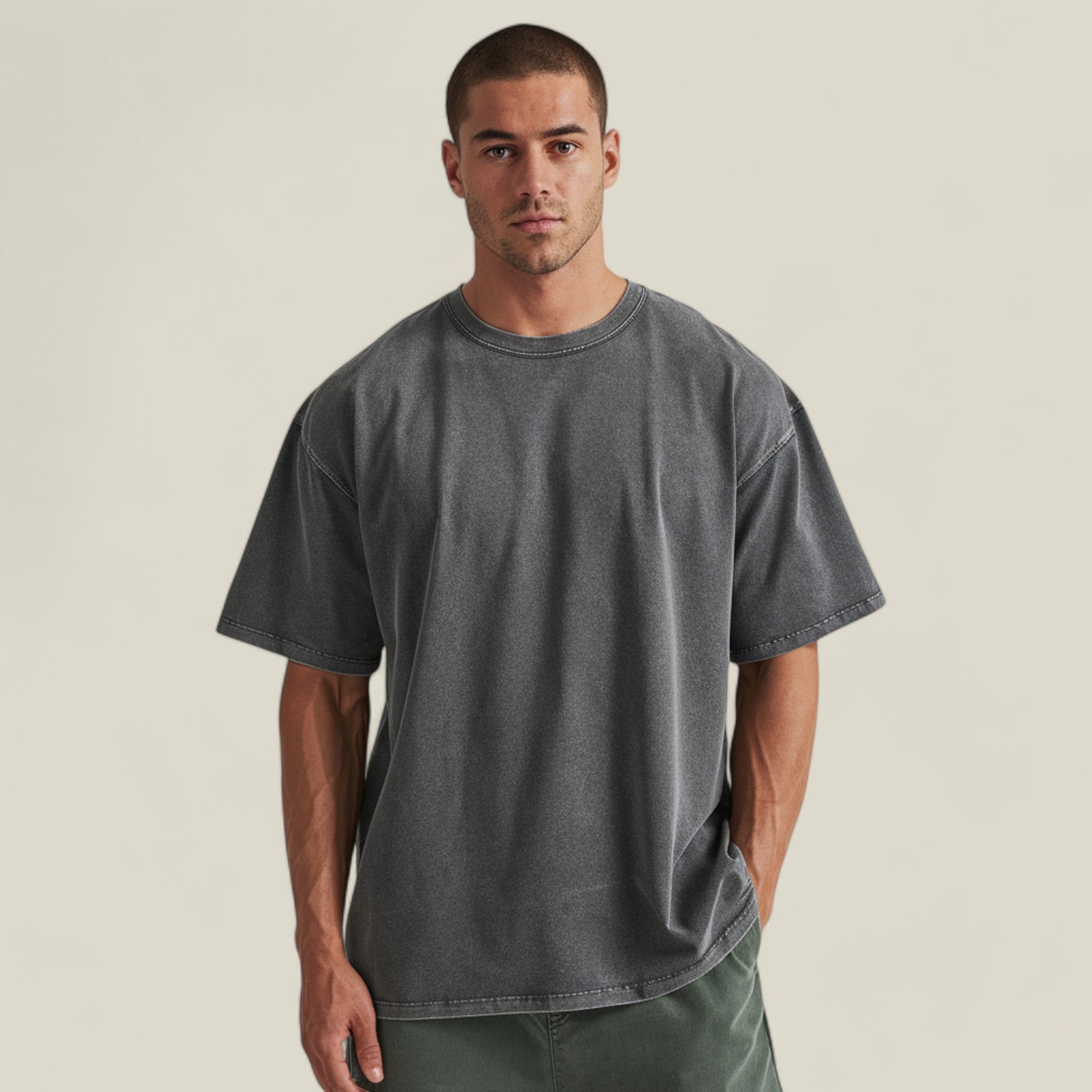 Ethan - Set of 3 Casual Solid T-Shirts for Daily Comfort