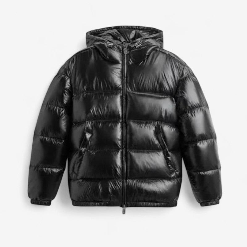 Nathan – Padded jacket with long sleeves, hood and pockets