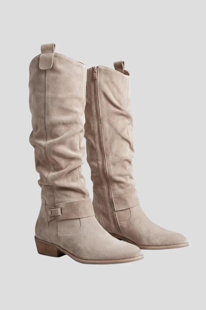 Bootify - Women's High Boots With Side Zip