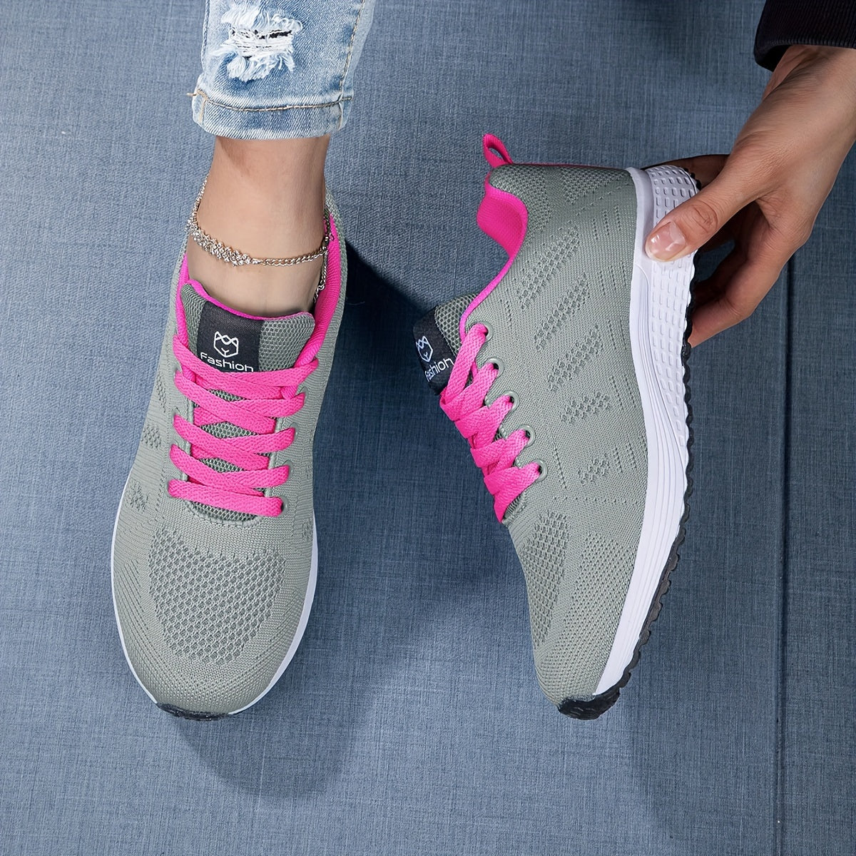 Megan - Stylowe buty sportowe z sznurowaniem