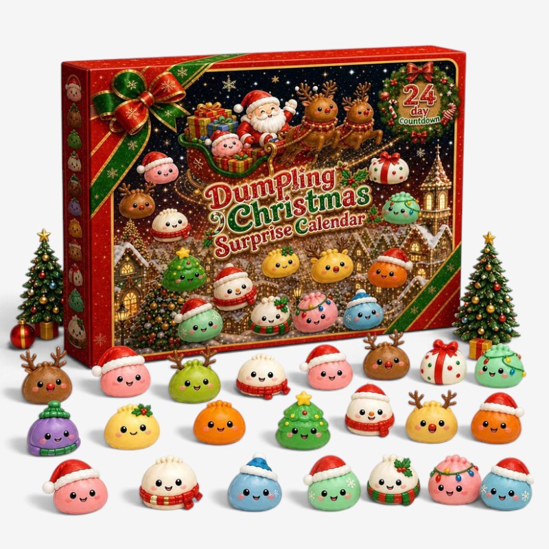 Squishmas - kalendarz adwentowy z 24 niespodziankami w postaci miękkich zabawek sensorycznych