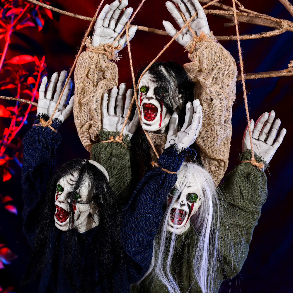 Hanging Ghost Decoration with Effects