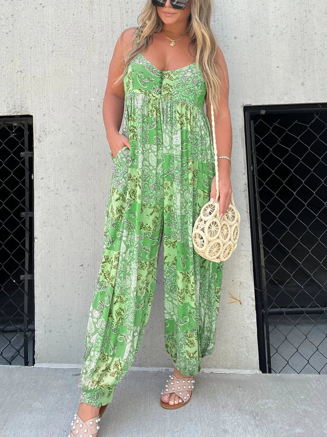 PrintSplash™ - Halter Chic Jumpsuit