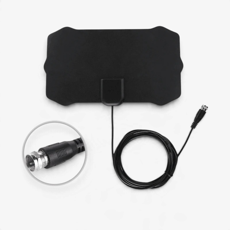 Antena de TV digital para interiores SignalVista con amplificador de señal para televisores 1080P y 4K