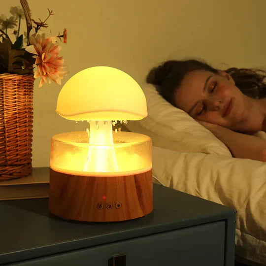 Calm Cloud - Humidificateur d'air silencieux avec lumière douce pour le confort