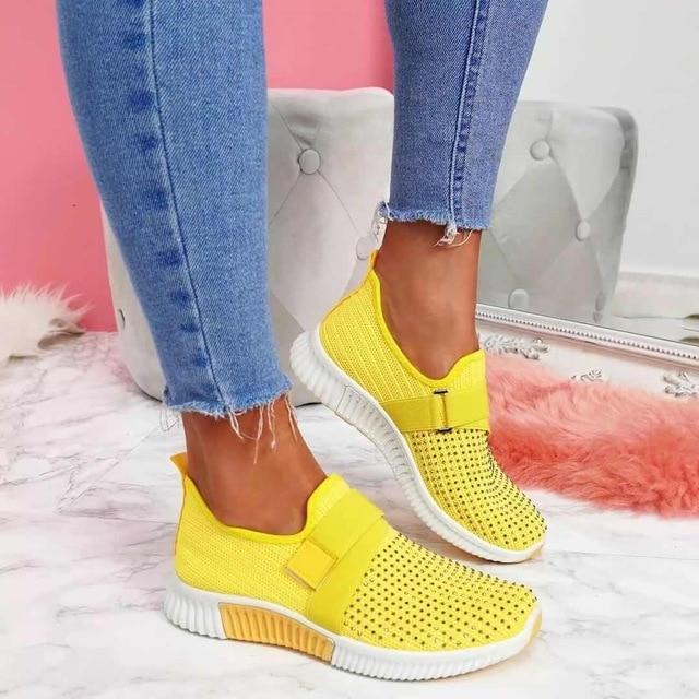 Luna - Eleganckie sneakersy z brokatowymi akcentami