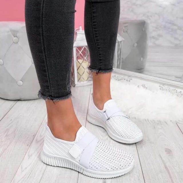 Mali - Mesh sneakers with cushioned sole and elastic band