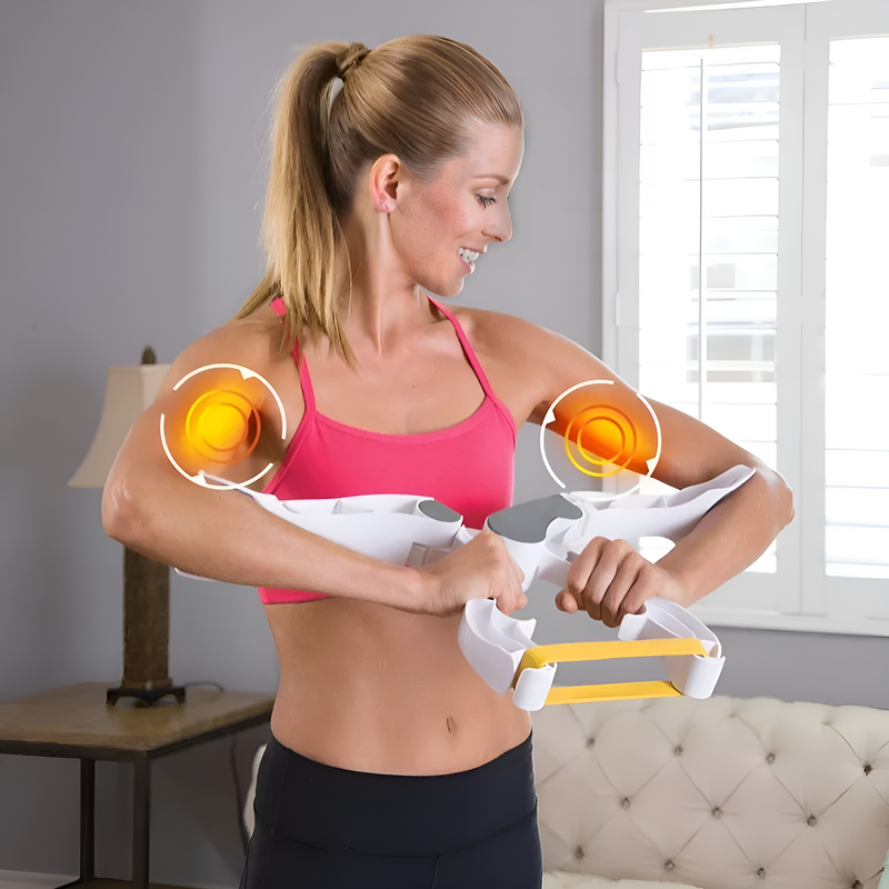 GripFlex - Entraîneur de bras compact avec résistance réglable et prise ergonomique