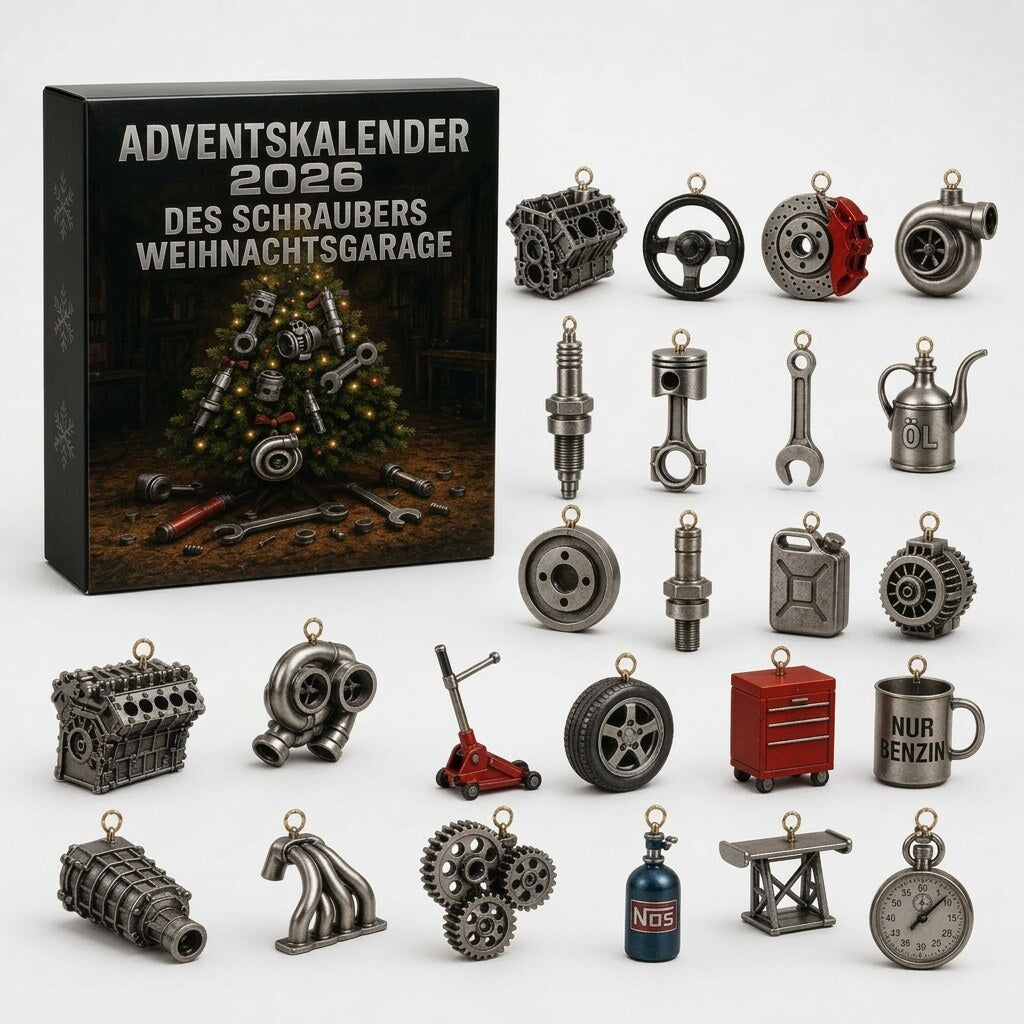 Gearvanta - Adventní kalendář automobilové dílny s 24 kovovými miniaturami