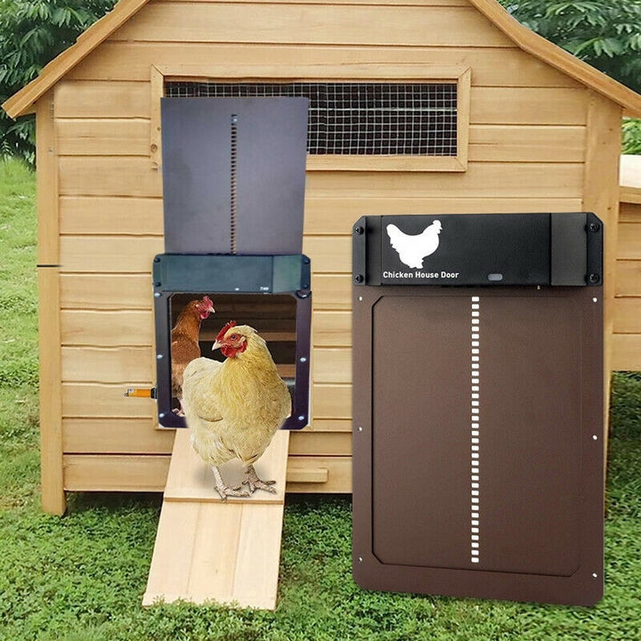 FarmGate - Automatische kippenhokdeur met waterbestendig ontwerp en betrouwbare stroomvoorziening