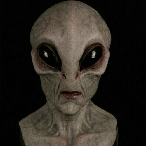 Realistic Alien Mask for Halloween and Cosplay